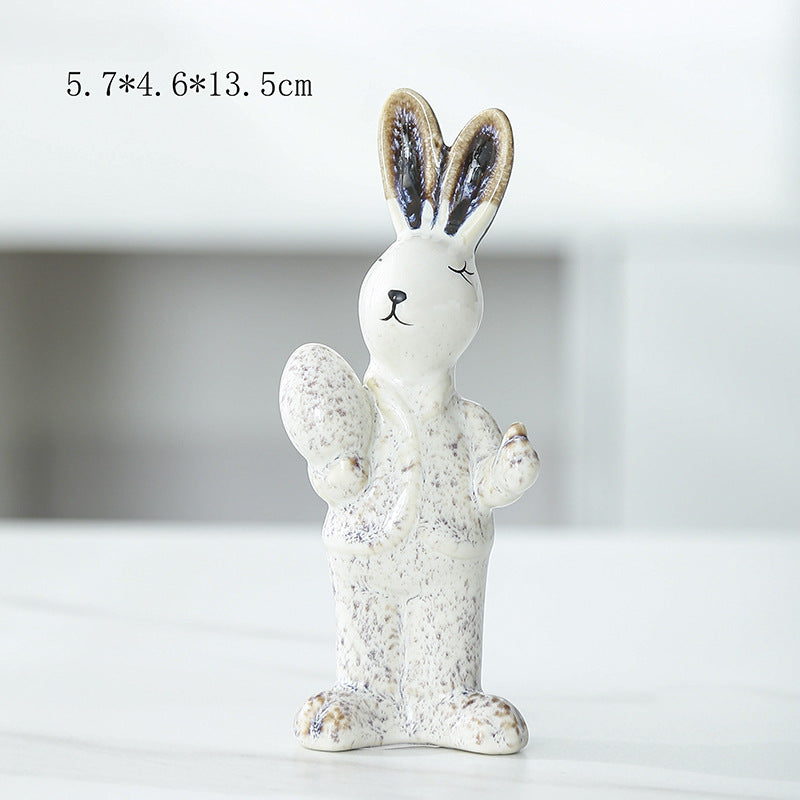 Whimsical Decorative Bunny Sculpture Stornfeild