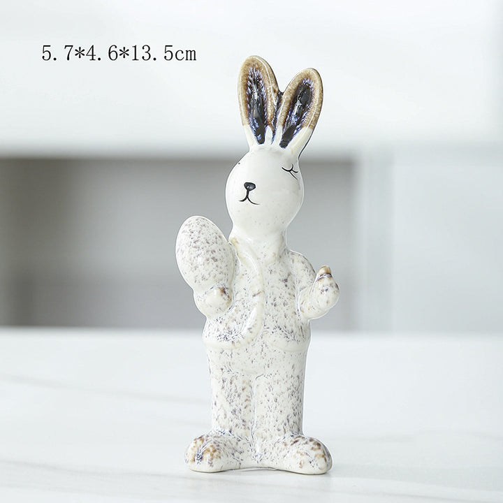 Whimsical Decorative Bunny Sculpture Stornfeild