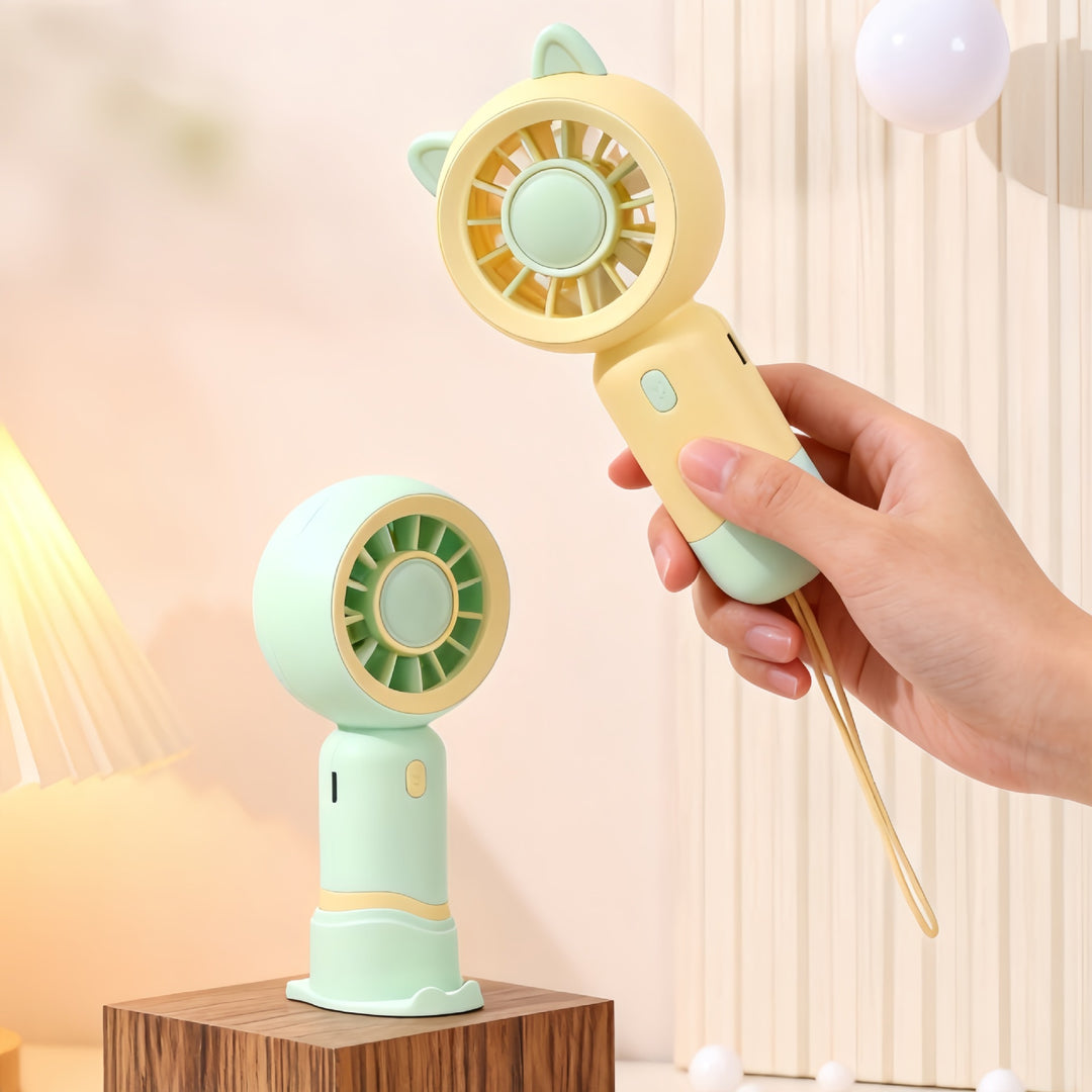 Women's Portable Mini Fan with Innovative Design and USB Charging Function Stornfield