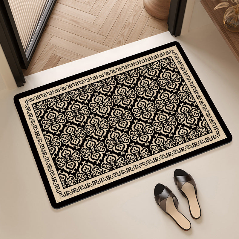Elegant Geometric Pattern Bath Mat Stornfield