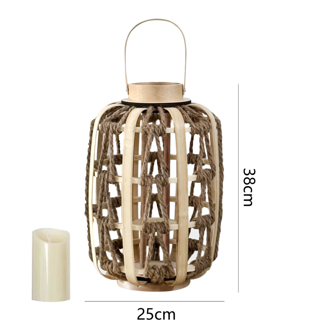 Decorative Rattan Lantern Stornfield
