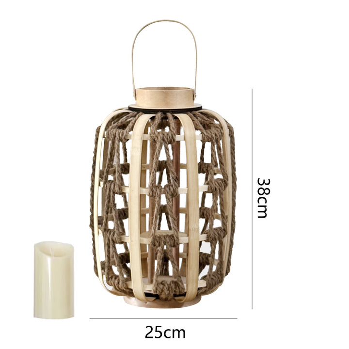 Decorative Rattan Lantern Stornfield