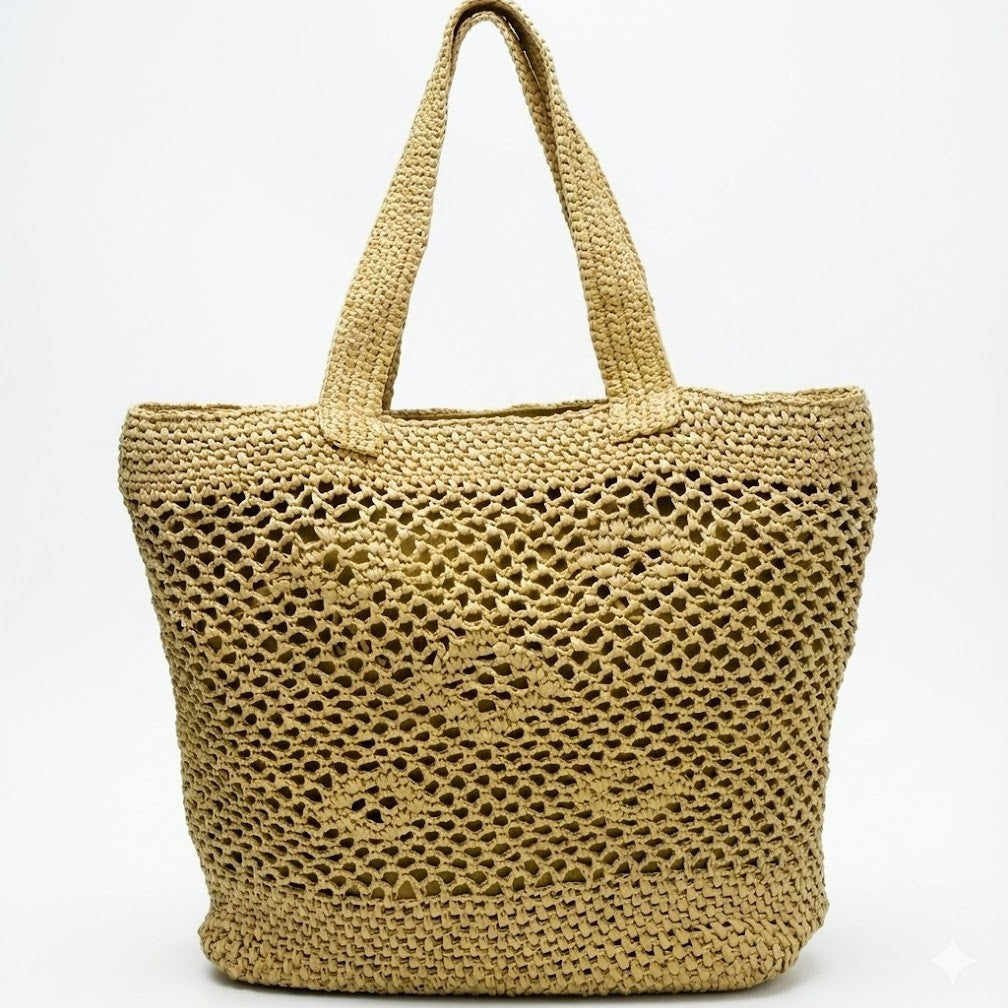 Handwoven tote bag with modern patterns Stornfield