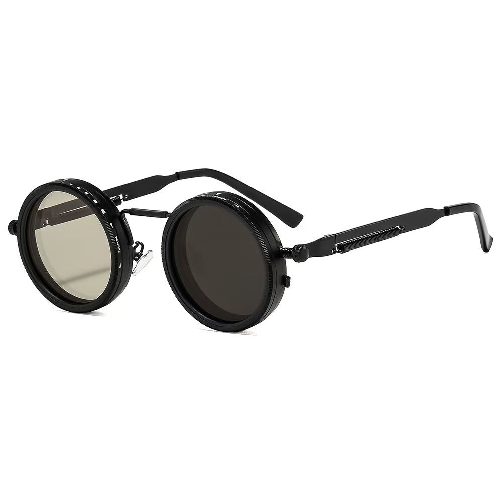 Ladies vintage inspired round sunglasses with unique frame Stornfield