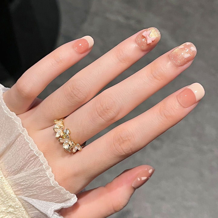 Artistic Nail Design with Cute Bows Stornfield