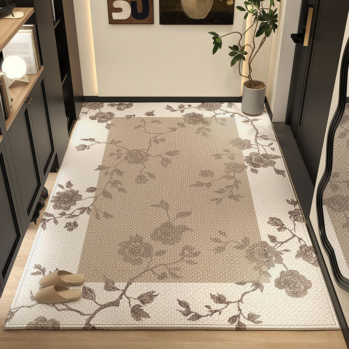 Floral Pattern Decorative Area Rug