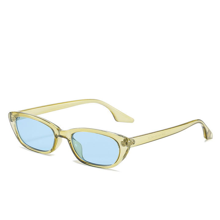 Women's modern sunglasses in trendy cat-eye style with transparent frame Stornfield