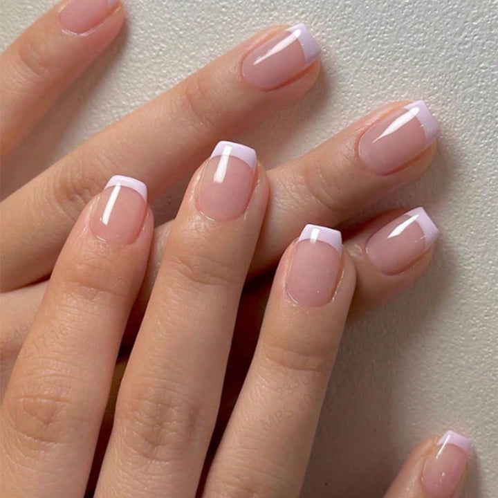 Elegant Floral Bow Press-On Nail Tips Stornfield