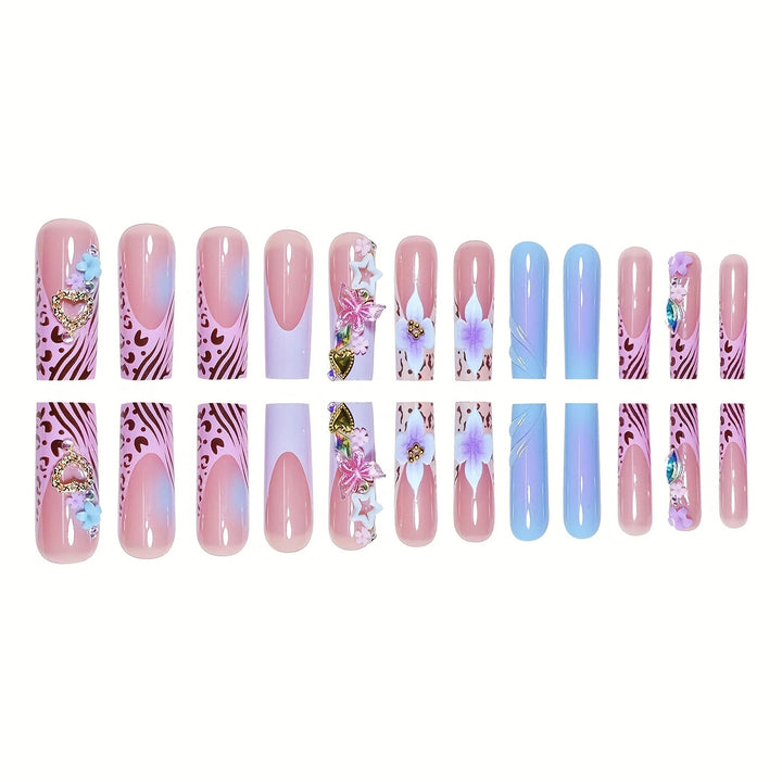 Decorative Long Nail Art Enhancements Stornfield