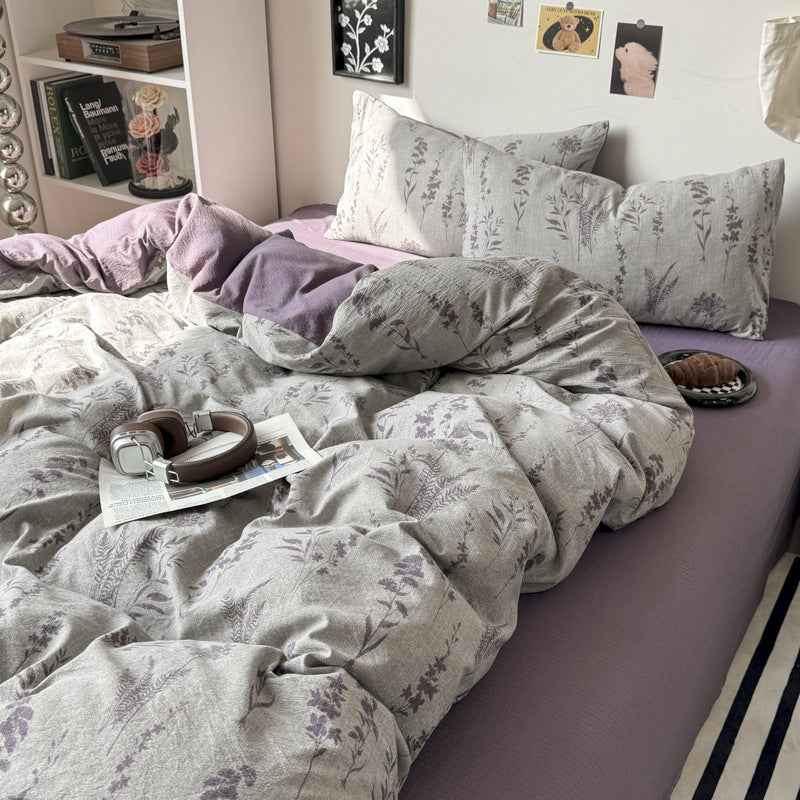 Floral Patterned Duvet Cover Set
