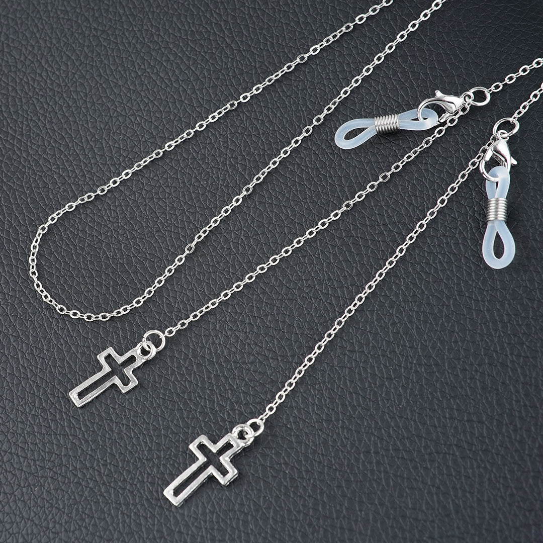 Dual Cross Pendant Eyewear Chain Stornfield