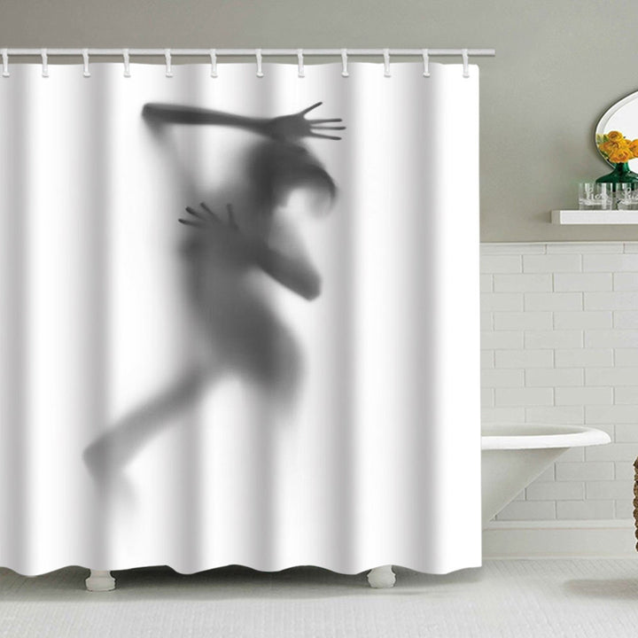 Artistic Silhouette Shower Curtain Stornfield