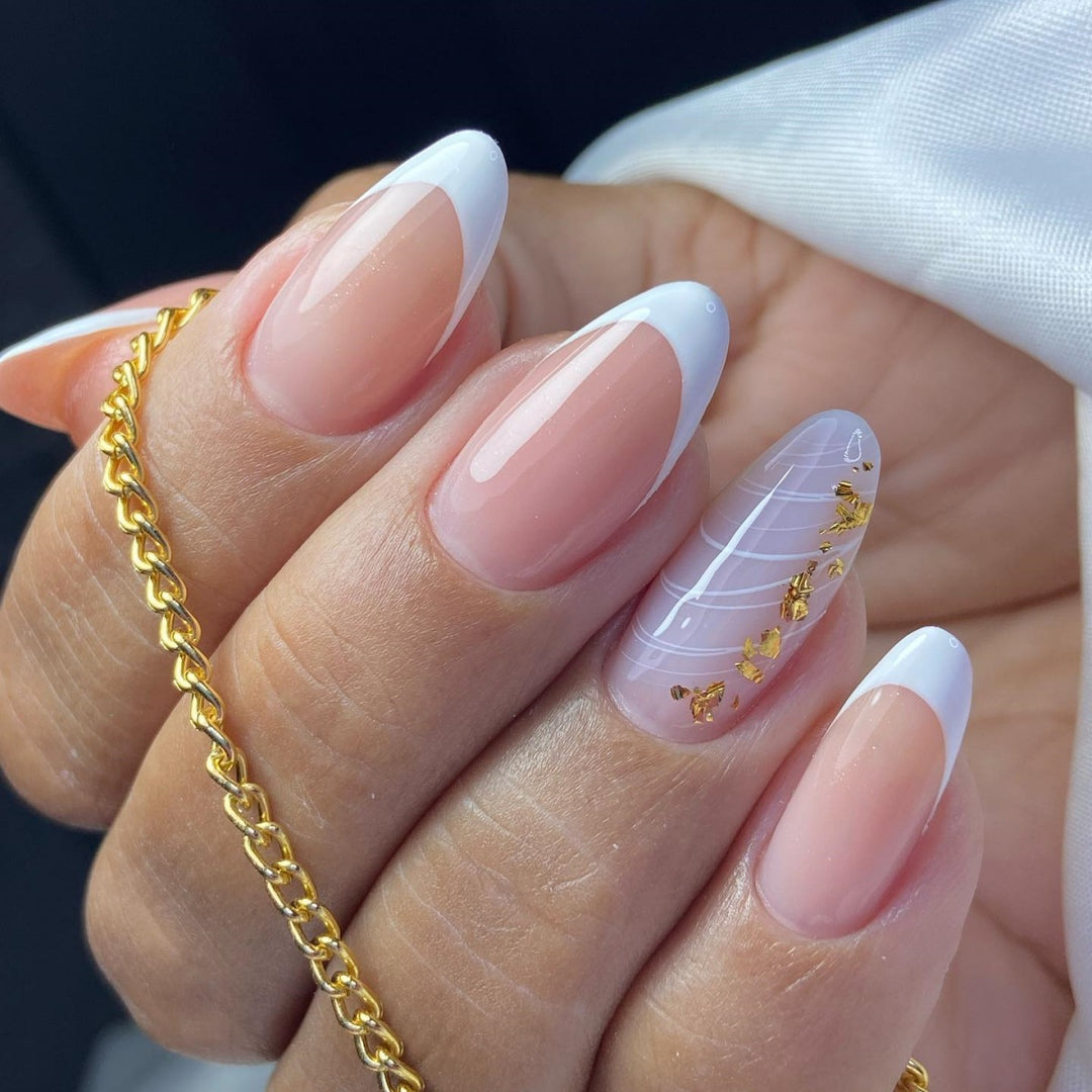 Elegant French Tip Nail Art Design Stornfield