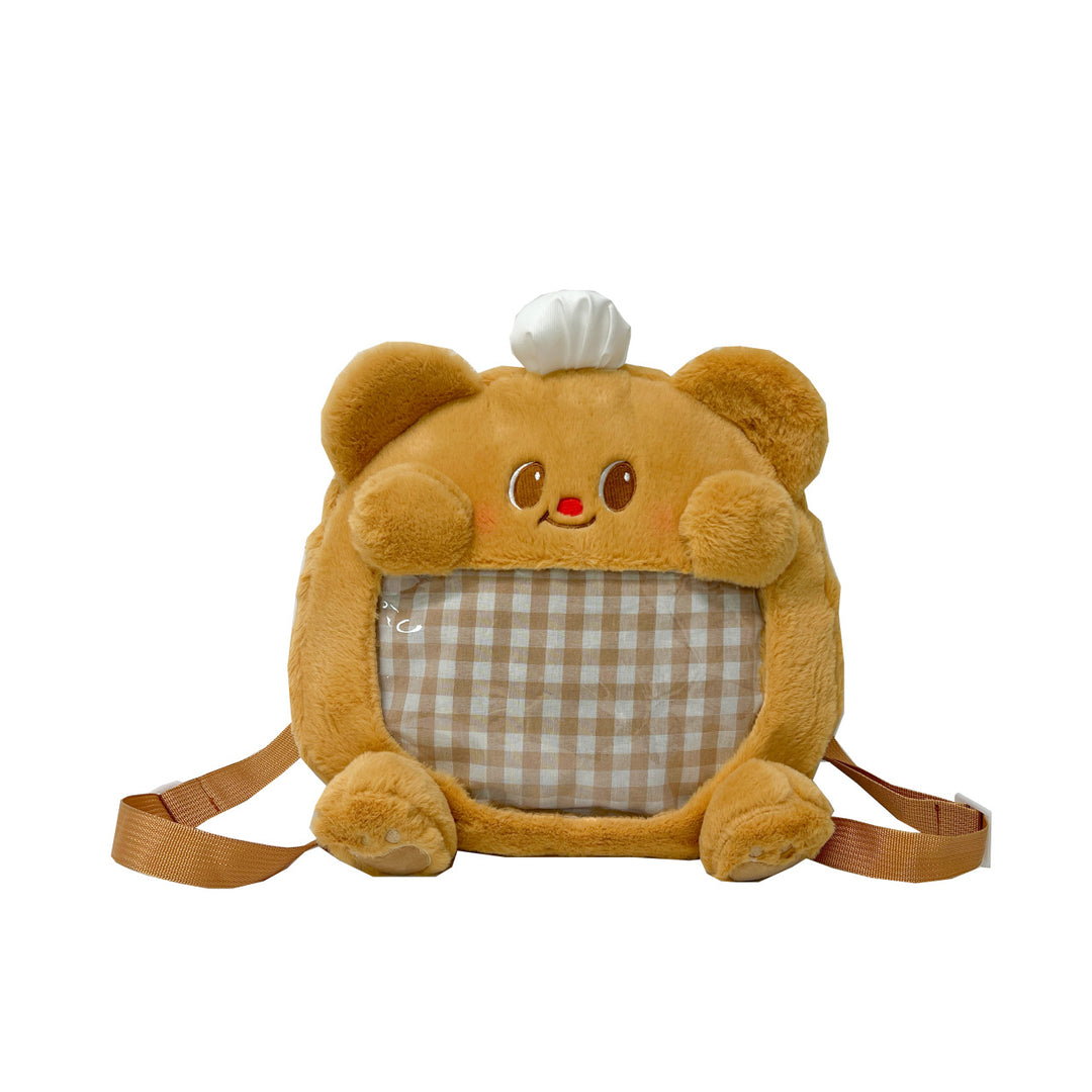 Plush shoulder bag with exclusive animal motif Stornfield