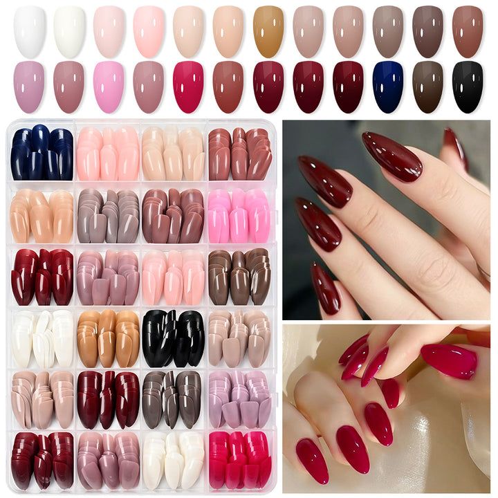 Versatile Press-On Nail Tips Collection Stornfield