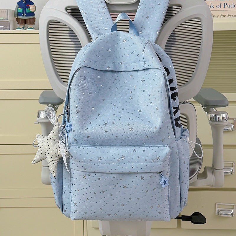 Star-Patterned Lightweight Backpack Stornfield