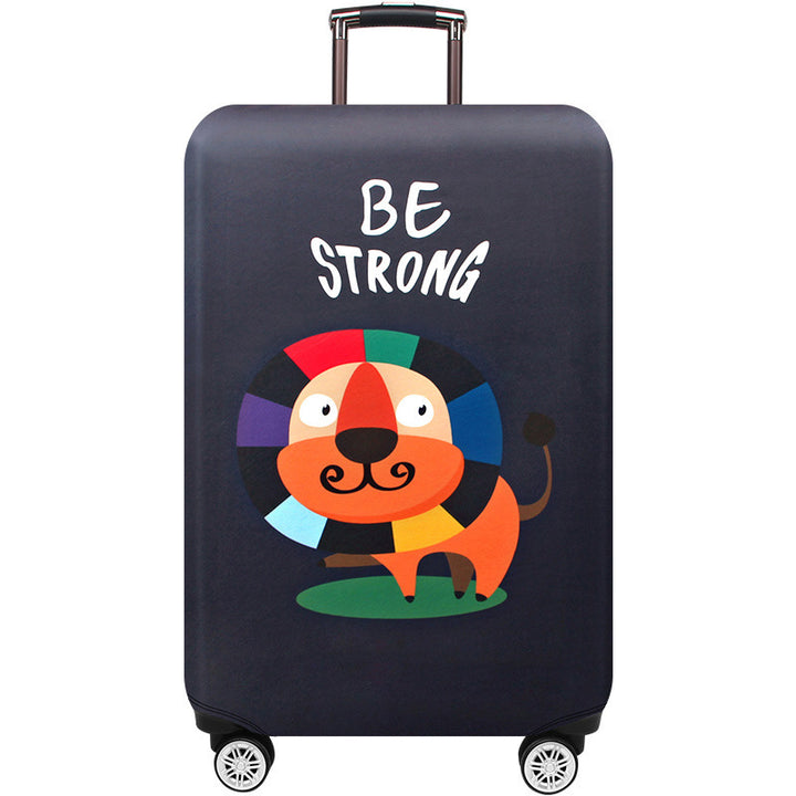 Women's hard-shell suitcase with cheerful giraffe design Stornfield