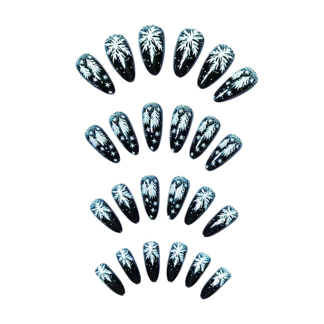 Elegant Artificial Nails in Christmas Design Stornfield