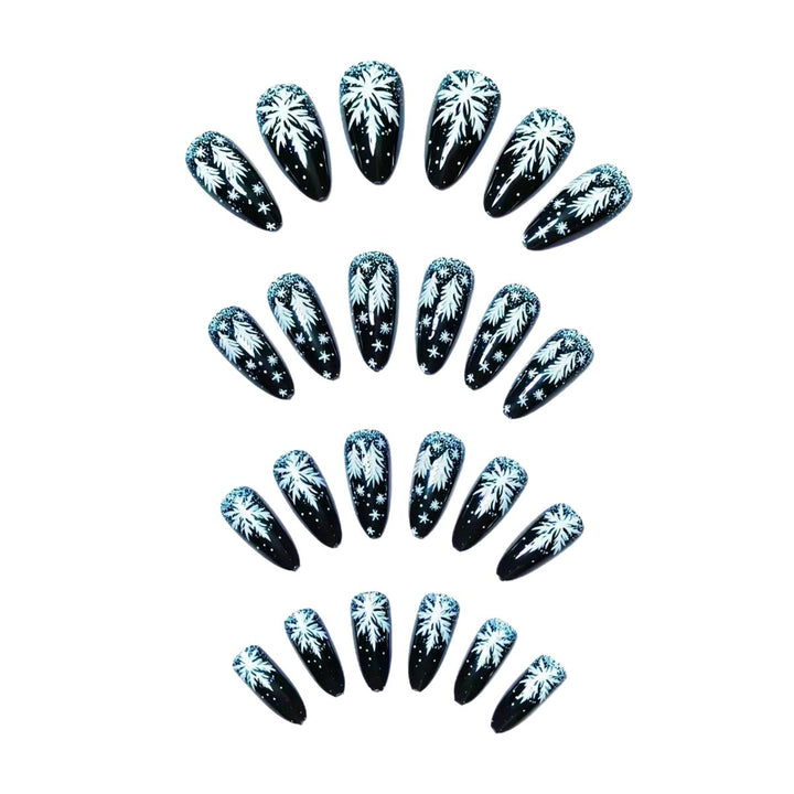 Elegant Artificial Nails in Christmas Design Stornfield