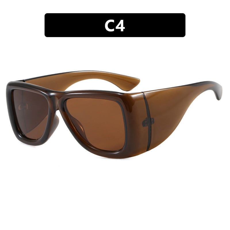 Ladies trendy oversized sunglasses with striking tortoiseshell design Stornfield