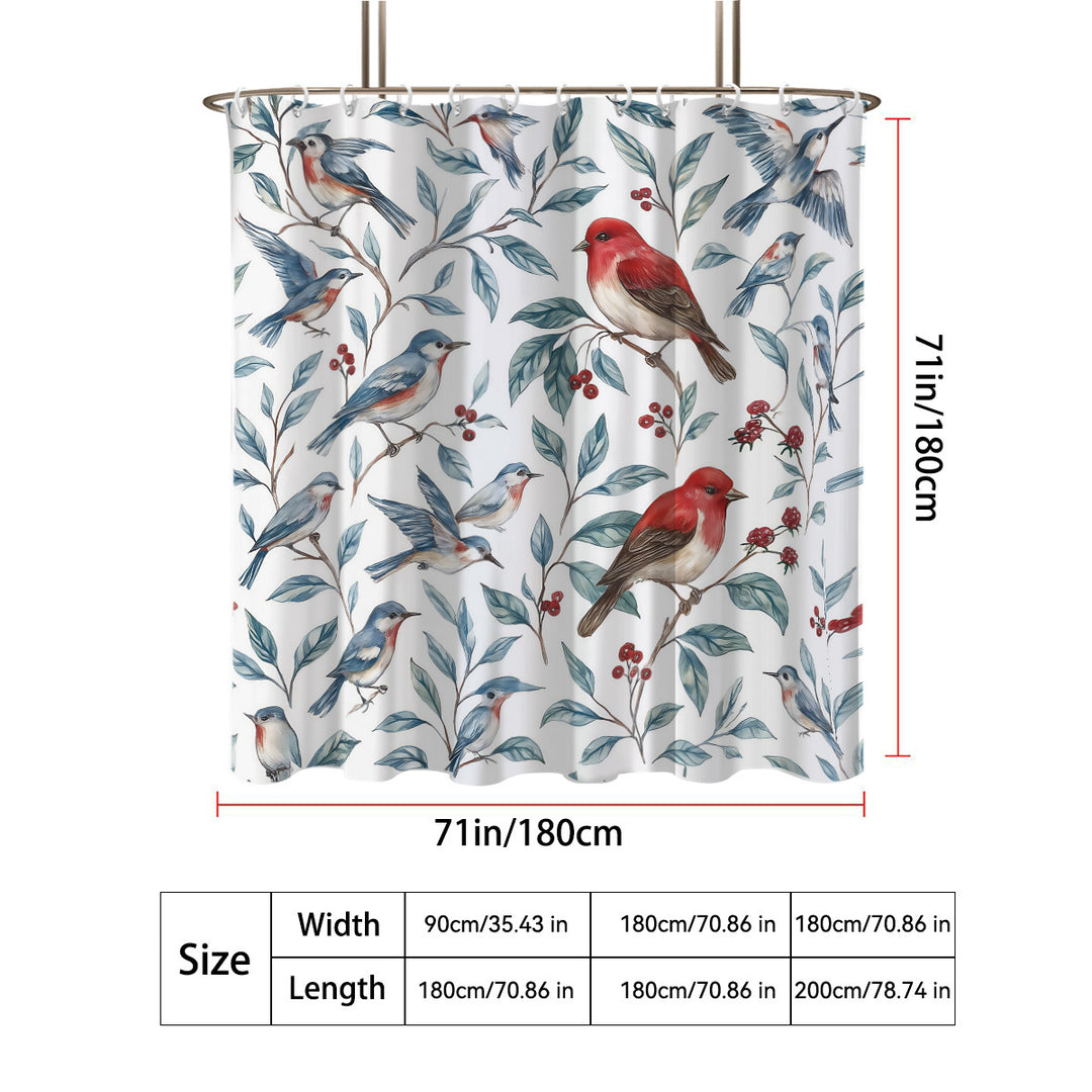 Coastal Marine-Inspired Shower Curtain Stornfield