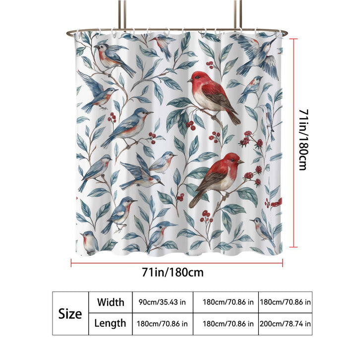 Coastal Marine-Inspired Shower Curtain Stornfield