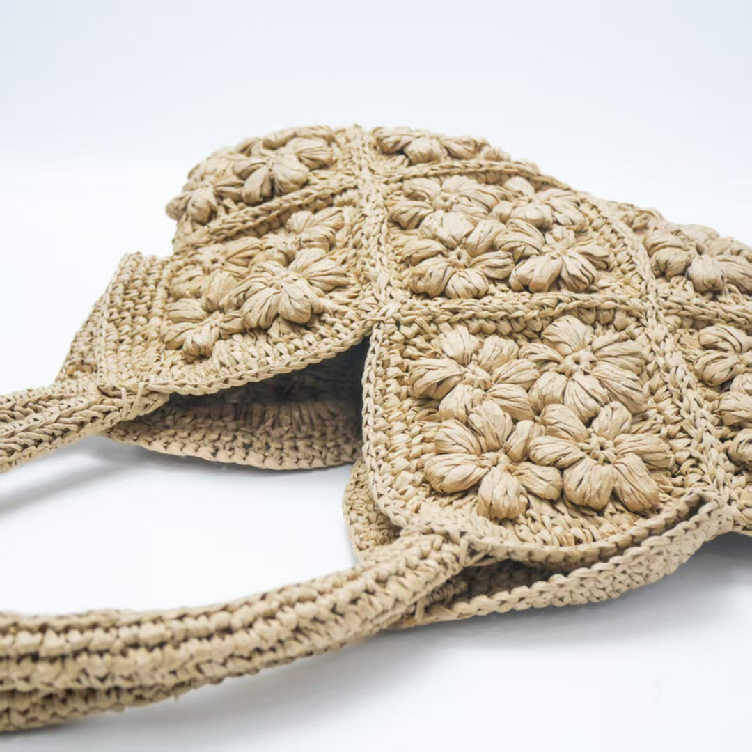 Handmade bag with floral motifs Stornfield