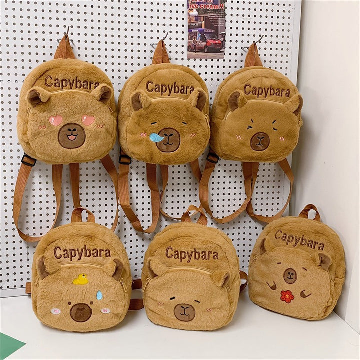Plush Backpack in Capybara Design Stornfield 1785466535