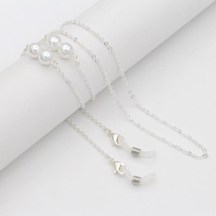 Elegant Pearl-Accented Eyewear Retainer Chain Stornfield