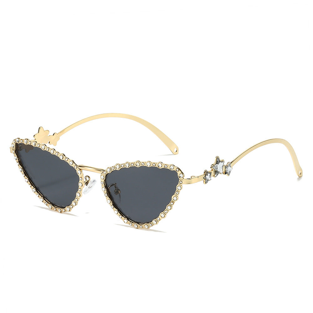 Glamorous Cat-Eye Sunglasses with Crystal Accents Stornfield