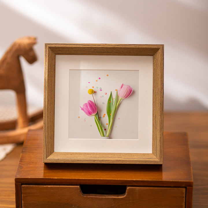 Charming Illustrated Pet Frame for Home