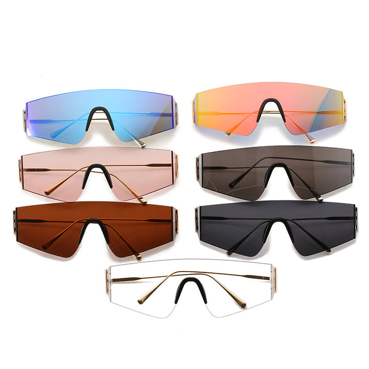 Ladies futuristic oversized sunglasses Stornfield