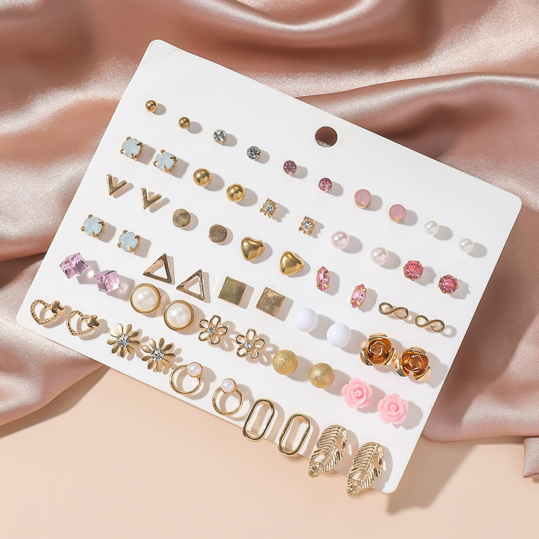 Earring set with gold accents Stornfield