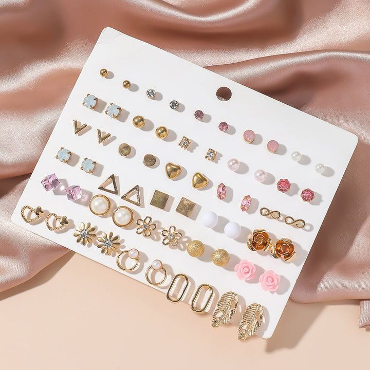 Earring set with gold accents Stornfield