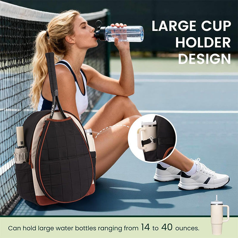 Multifunctional Tennis Backpack with Integrated Shoe and Bottle Compartment Stornfield
