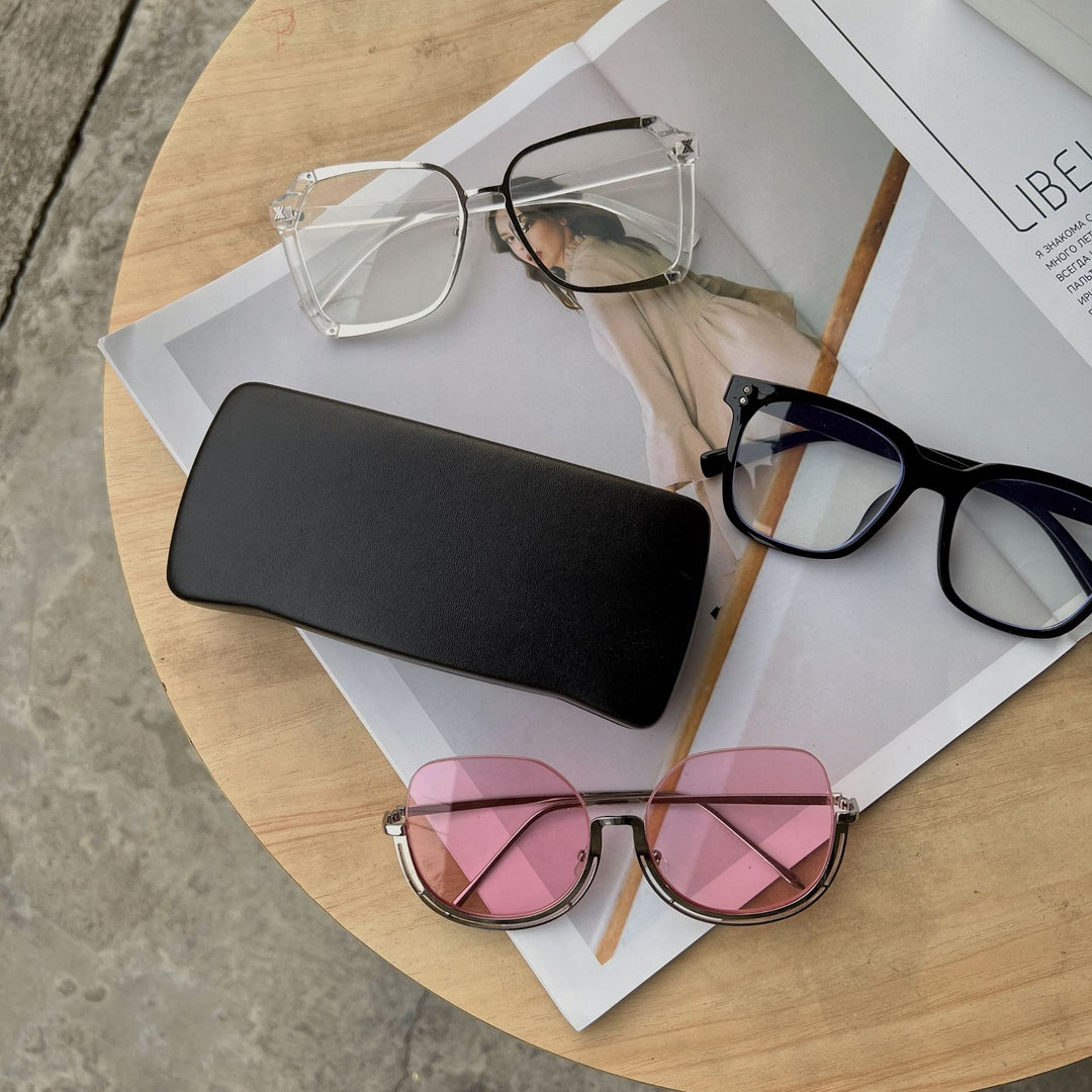 Sleek Leather Eyeglasses Case Stornfield
