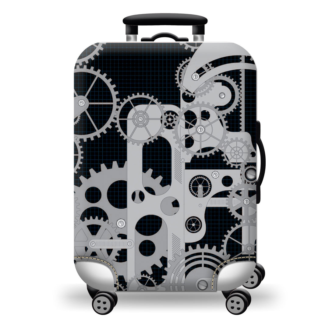 Ladies hard shell suitcase with colorful design Stornfield