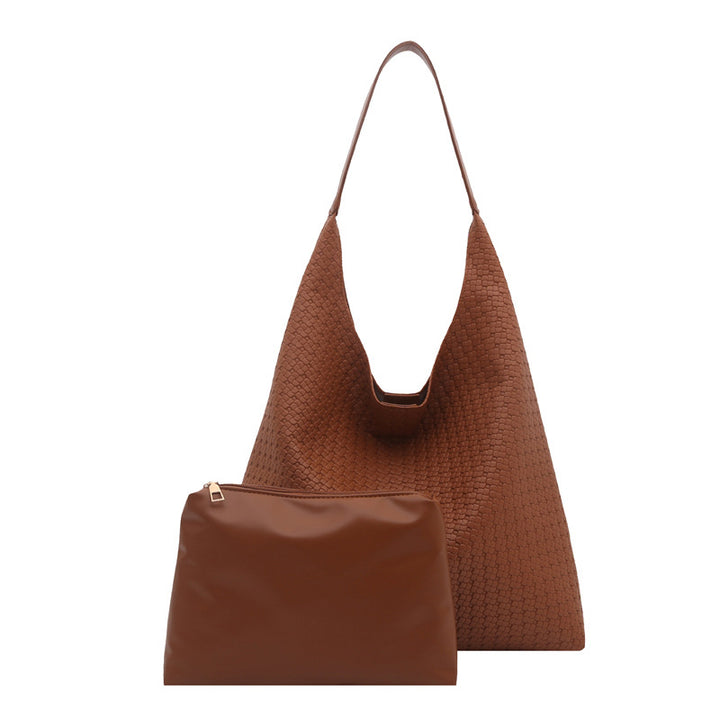 WoTextured Fabric Slouchy Tote Bag Stornfield