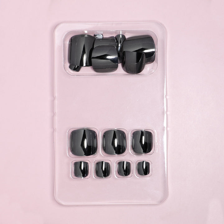 Premium Glossy Square Press-On Nails Stornfield