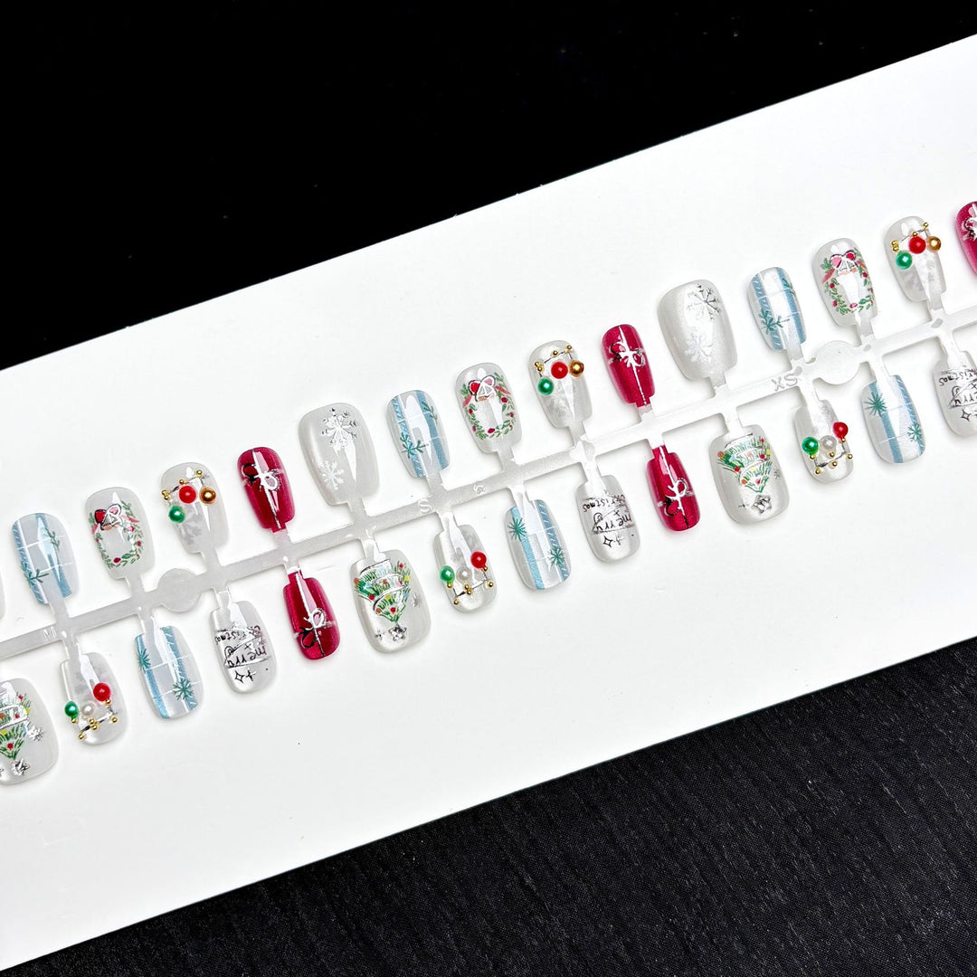 Themed Decorative Press-On Nail Collection