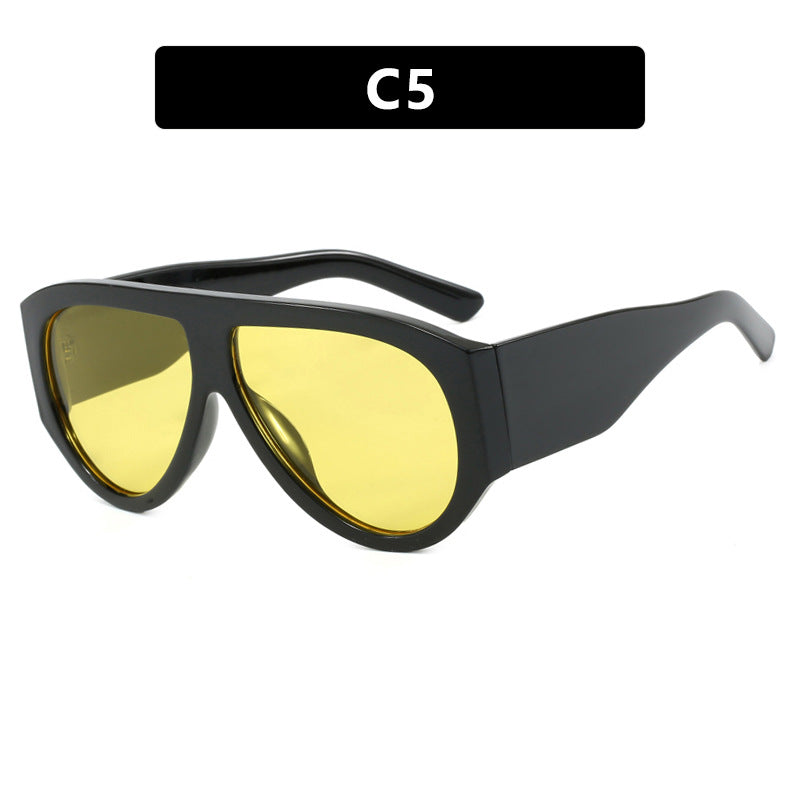 Ladies fashionable sunglasses in modern design with wide frame Stornfield