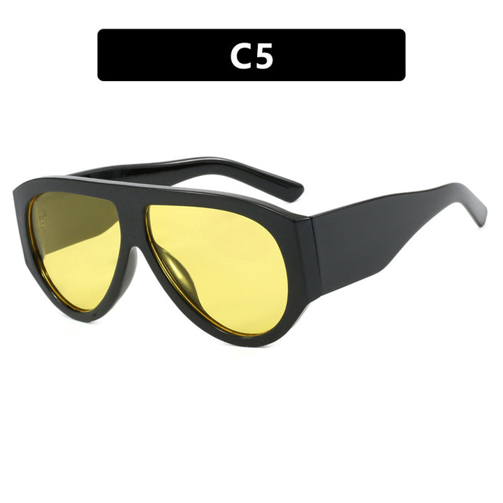 Ladies fashionable sunglasses in modern design with wide frame Stornfield