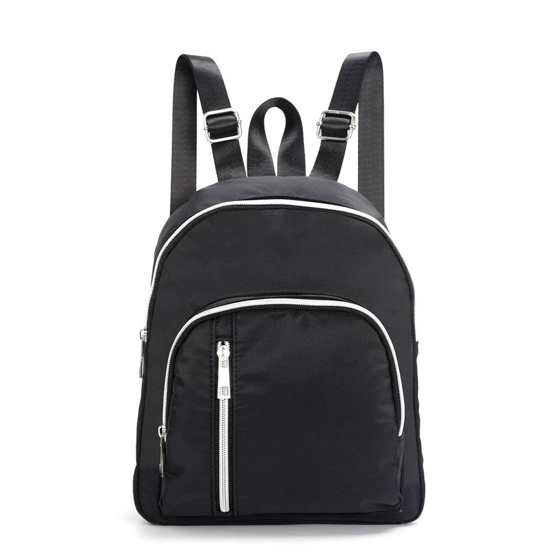 Backpack with striking skull and rose motif Stornfield