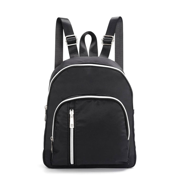 Backpack with striking skull and rose motif Stornfield