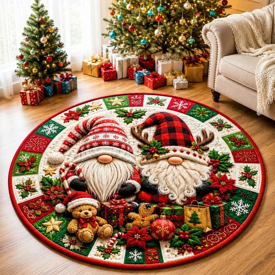 Fantastic Holiday Theme Round Carpet