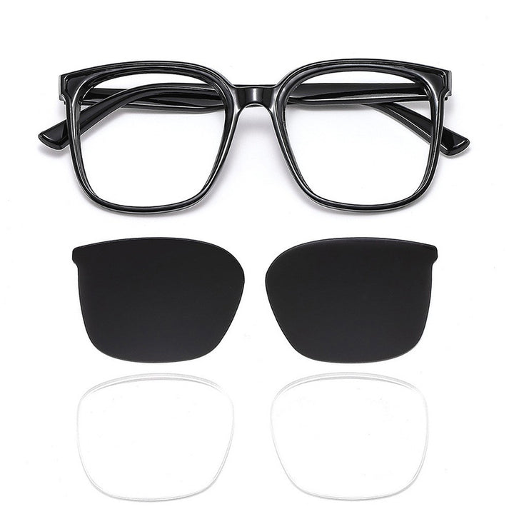 Women's modern square sunglasses with UV protection and slim temples Stornfield