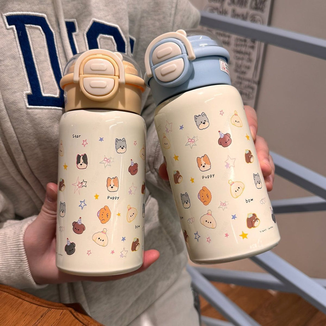 Women Waterproof Water Bottle with Leak-proof Lid and Animal Design Stornfield