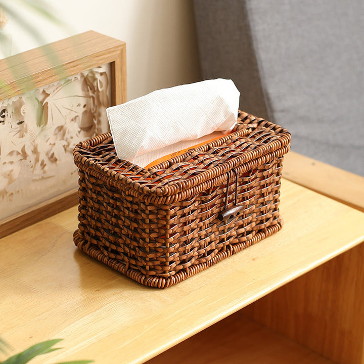 Handcrafted Wicker Storage Box Stornfield