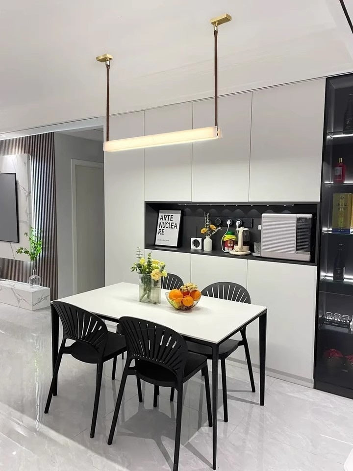 Modern Linear LED Pendant Light Fixture