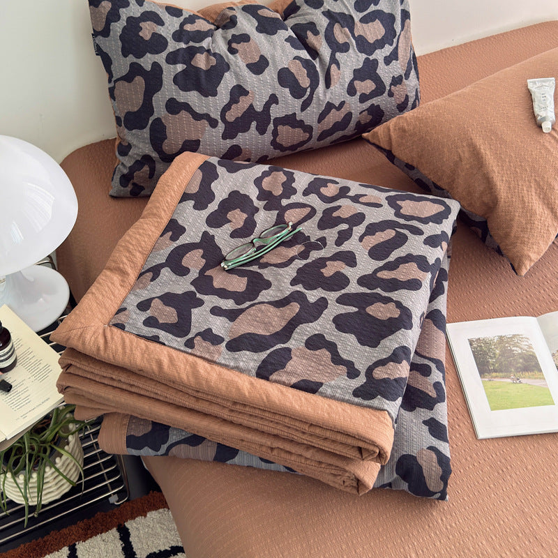 Striped Lightweight Quilted Bedspread